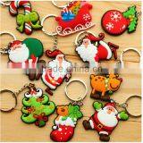 DIY Classic Fashion Rubber Key Chain,christmas Key Chain Rings Bulk