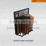 WF028 timber flooring stands rubber floor paint / page turning type rack