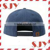 Small Quantity Order Custom 5 Panel Snapback Hat With Leather Patch thumbnail-4