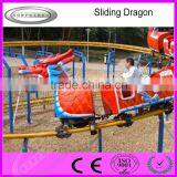 Amusement Park Rides Kids Game Playground Sliding Dragon Small Roller Coaster for Sale thumbnail-4