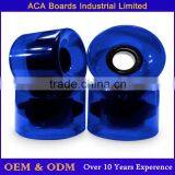 Wholesale Fashion Transparent Longboard Wheels 75x58mm thumbnail-1