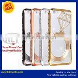 New Bling Crystal Diamond Brushed Aluminum Metal for IPhone thumbnail-5
