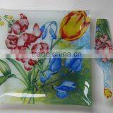 Salad Glass Bowl and Plate,glass Plate, Glass Plate,high Quality Plate Made in Zibo City Shandong China thumbnail-1