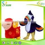 Hot Selling 2017 New Year Chinese Mascot Plush Stuffed Good Luck Chicken Toy thumbnail-4