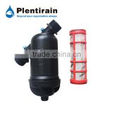 Drip irrigation water screen filter and disc filter