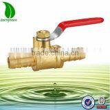 Miniature brass ball valves