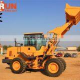 Qingdao Everun 3 Ton Wheel Loader Front End Loader With Adjustable Steering Wheel thumbnail-5