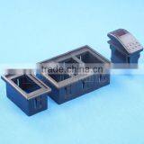 4 Blade Pins Laser Etched Rocker Switch With Red Lamp thumbnail-4