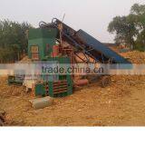 Hydraulic Fully Automatic Horizontal Baler,hay and Straw Baling Press Machine XSQ-80 thumbnail-1