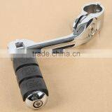 360 Degree Adjustable Highway Footpeg Footrests For Universal 32mm Chrome thumbnail-4