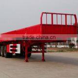2016 China Hot Sale 3 Axle Flatbed Side Wall Semi Truck Trailer and 6x4 Sinotruk Tractor Truck thumbnail-4