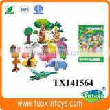 3D Paper Puzzle Park Playing Facility Designs Intelligent Toys for Kids 33pcs thumbnail-2