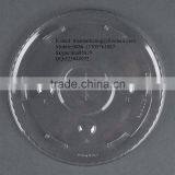 Custom Disposable Clear Plastic Cold Drink Cup Lid With Straw Slot for 16,20 and 24oz Cup thumbnail-3