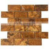 EXPORT QUALITY New Selling Attractive Style BROWN GOLDEN ONYX MOSAIC TILES COLLECTIONS thumbnail-3
