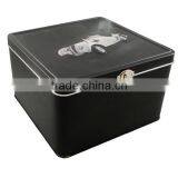 Colorful Printed Tin Can Wholesale Hinged Metal Lunchboxes thumbnail-2
