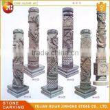Wholesale Granite Decorative Square Roman Column Pillars thumbnail-3