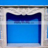 Customized Size Hand Carved Marble Fireplace thumbnail-6