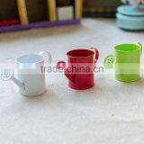 Cheap Small Indoor 2 or 2.5 Inches White Metal Flower Watering Can Mini Planter for Succulents thumbnail-4