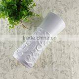 Modern Pure White Sculpture Ceramic Vase, Custom Design Accepted thumbnail-2