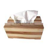 Customize Square Wooden Striped Tissue Box thumbnail-1