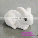 H080618 Decorative Fake Rabbit White Rabbit Green Grass Rabbit thumbnail-6