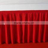 Hotsale Red Wedding Party Table Skirting thumbnail-1