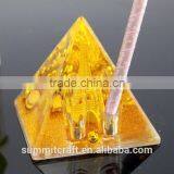 Pyramid Shape Unique Eiffel Tower Pen Holder Premium Gift thumbnail-1