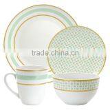 Tableware Porcelain Custom Pink Dinner Set , Design Your Own Porcelain Dinnerware thumbnail-2
