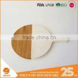 Kitchen Chopping Marble and Wooden Serving Board With Handle thumbnail-1