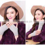 Cashmere Autumn Winter Gloves Have Finger Korean Mittens thumbnail-3