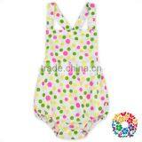 Infant Baby Summer New Backless Playsuit Floral Vintage Girl Rompers Jumpsuit thumbnail-5