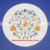 Designer Marble Stone Inlay Decorative Plate thumbnail-1