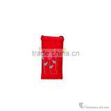 HOT SALE !!! Embroidery Handmade Glasses Bag, Brocade Withdraw Bag, Flower Pattern Handicraft in Vietnam thumbnail-6