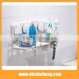 Multi Bathroom Storage Rack Bath Jewelry Holder Wall Suction Commodity Shelf thumbnail-1