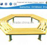 (HD-19403)Hexagonal Park Wooden Bench thumbnail-1