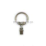 ID30mm & OD37mm Rod Ring With Clip Hanging / A Ring With A Clip / Iron Curtain Ring With Clip thumbnail-1