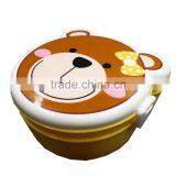2016 New Children Lunch Box/Bento Lunch Box Containers With Spoon(bear) thumbnail-1