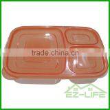 Best Plastic Disposable Compartment Cleakproof Heap Plastic Lunch Box With Lock thumbnail-3