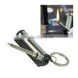 Round Drum Shape Waterproof Lighter Fire Stick Match for Outdoor Use