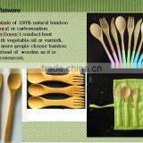 Fashion Bamboo Spoon Fork and Knife Set/Flatware Sets thumbnail-2