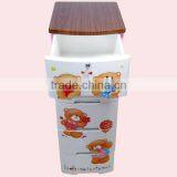 5 Layers Wooden Cover Plastic Baby Drawer thumbnail-4