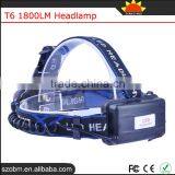 OEM XM-L T6 LED 1800Lm 3 Mode Powerful Head Flashlight Headlamp Headlight thumbnail-3