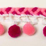 Decorative & Stylish Pom Pom Fringe FPP119 thumbnail-1