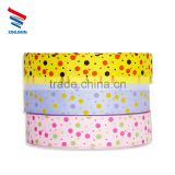 high quality wholesale custom polyester grosgrain ribbon for gift wrapping multicolored