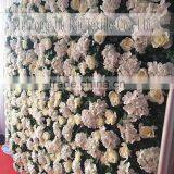 New Design Charming Cream White Flower Green Leaves Flower Wall Backdrop Decorative Flowers thumbnail-4
