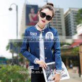 Wholesale Long Sleeves Jeans Women Denim Spring Jacket for Women thumbnail-3