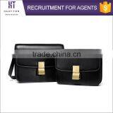 Best Selling Fashion Vintage Woman Strap Messenger Bags Good Quality Ladies Small Genuine Split Cow Leather Sling Shoulder Bag thumbnail-2