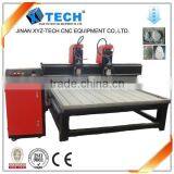 XJ1212 Two Heads Dual Spindles Cnc Stone Cutter Router With CE thumbnail-4