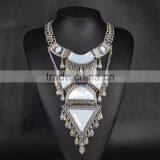 New Design Multilayer Moonstone Alloy Necklace Jewelry Wholesale thumbnail-1