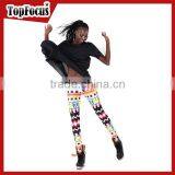 Trade Assurance Womens Compression Pants Wholesale Skull Leggings Activewear thumbnail-2
